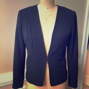 Black cropped blazer, size 8